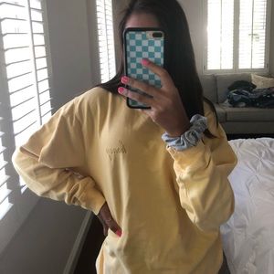 Brandy Melville Honey Crewneck